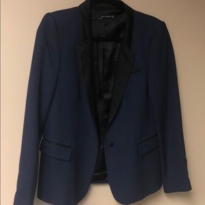 Navy and black blazer